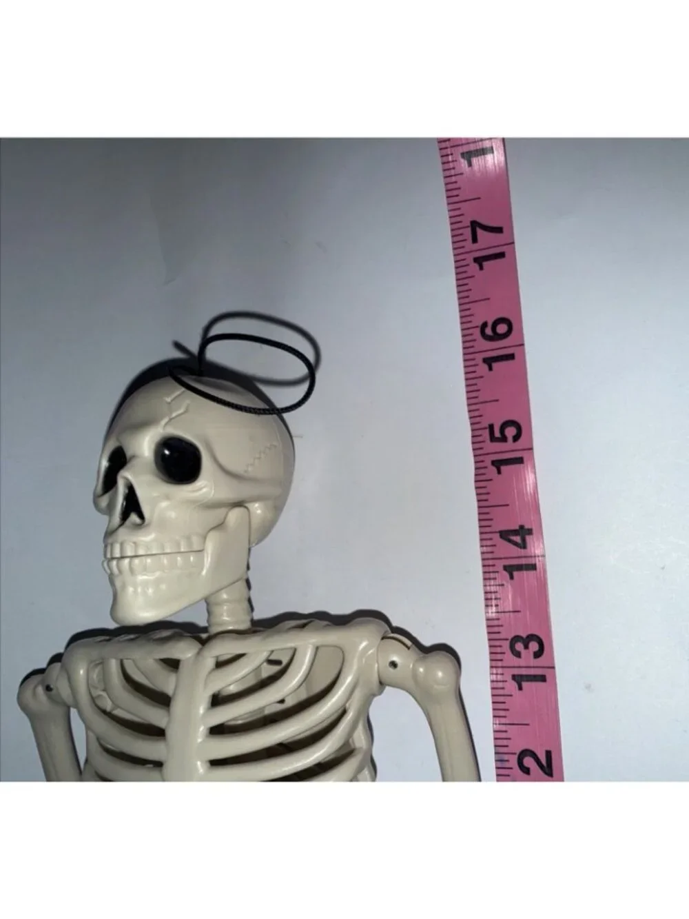 Lot of 2 Halloween Decor Hanging Skeleton & Ghosts Boo Mini LED String Lights